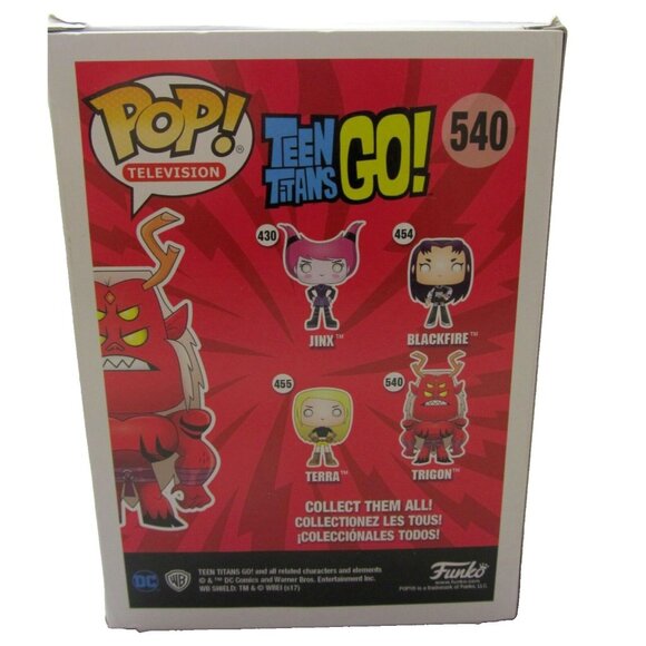 Funko Pop! Television Figure Teen Titans Go! Trigon Figure New - Picture 3 of 7